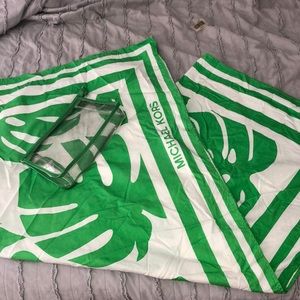 NWOT Michael Kors Sarong with Matching Bag